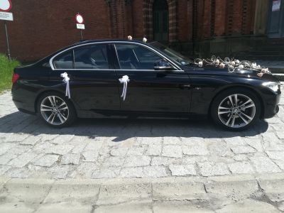 Samochód do ślubu - Kraków czarny BMW F30 M 
