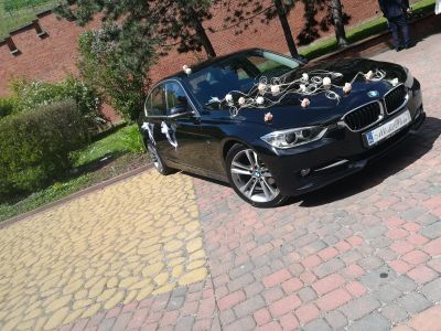 Samochód do ślubu - Kraków czarny BMW F30 M 