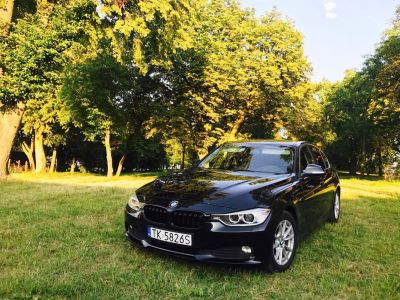 Samochód do ślubu - Łomno czarny BMW F30 