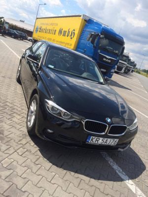 Samochód do ślubu - Kraków czarny BMW F31 