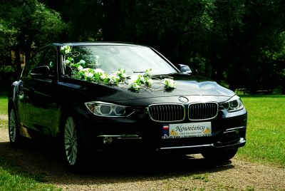 Samochód do ślubu - Skawina czarny BMW Serii 3 - F30 2.0