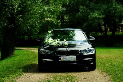 Samochód do ślubu - Skawina czarny BMW Serii 3 - F30 2.0