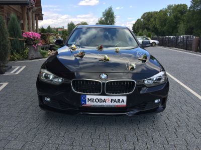 Samochód do ślubu - Lublin czarny BMW seria 3 f30 328i