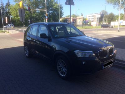 Samochód do ślubu - Sulejówek czarny BMW X3 2.0d