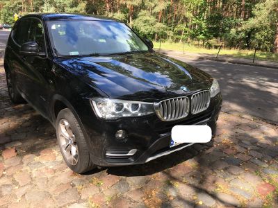 Samochód do ślubu - Bydgoszcz czarny BMW X3 XLine 