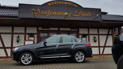 Samochód do ślubu - Katowice czarny BMW X4 