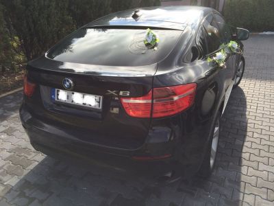 Samochód do ślubu - Białystok czarny BMW X6 3.0