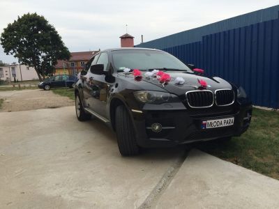 Samochód do ślubu - Białystok czarny BMW X6 3.0