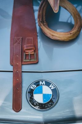 Samochód do ślubu - Warszawa niebieski BMW E23 