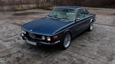 Samochód do ślubu - Łódź niebieski BMW E9 