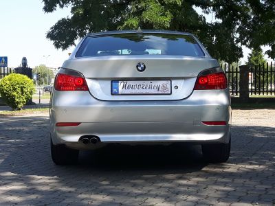 Samochód do ślubu - Nowy Sącz srebrny BMW seria 5 525d