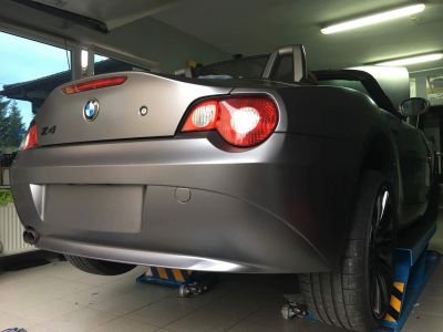 Samochód do ślubu - Warszawa szary BMW Z4 3.0