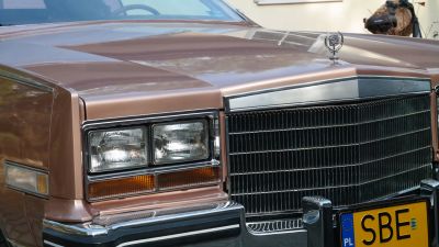 Samochód do ślubu - Siewierz złoty Cadillac Eldorado Biarritz