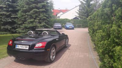 Samochód do ślubu - Piaseczno czarny Chevrolet Crossfire roadster 3,2