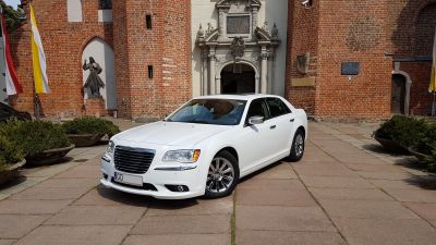 Samochód do ślubu - Gdańsk biały Chrysler 300C 