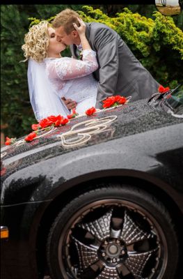 Samochód do ślubu - Rybnik czarny Chrysler 300C 