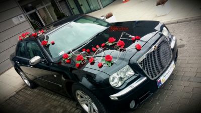 Samochód do ślubu - Bydgoszcz czarny Chrysler 300C 3.5L V6