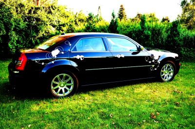 Samochód do ślubu - Łódź czarny Chrysler 300C 5,7 hemi