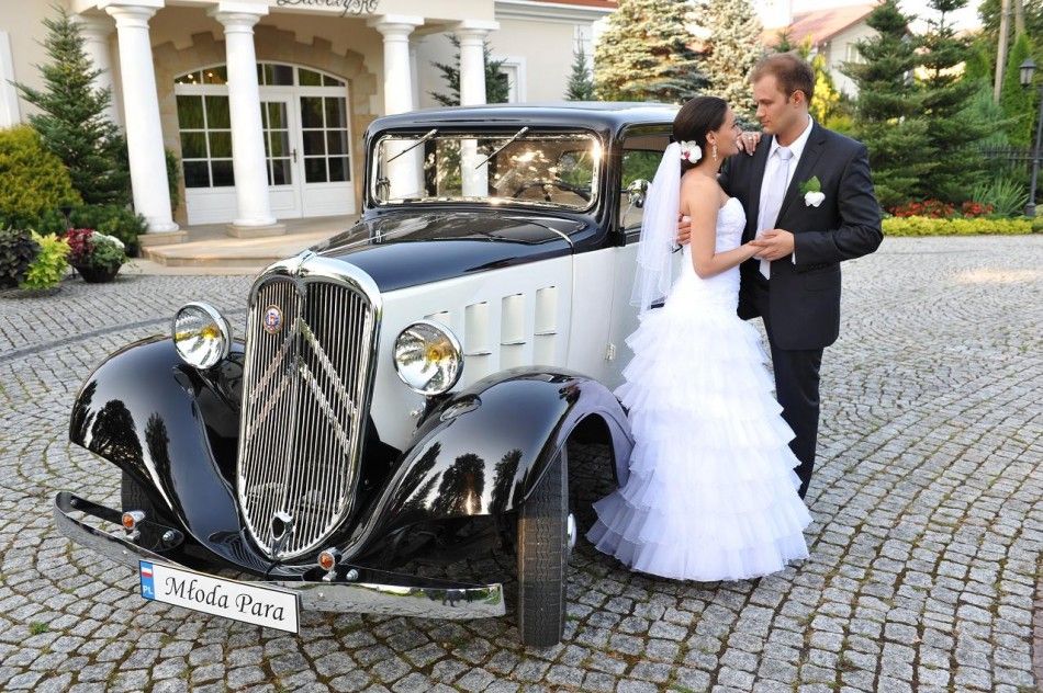 Samochód do ślubu - Rzeszów biały Citroën Rosalie 