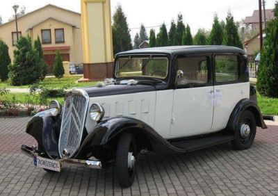 Samochód do ślubu - Rzeszów biały Citroën Rosalie 