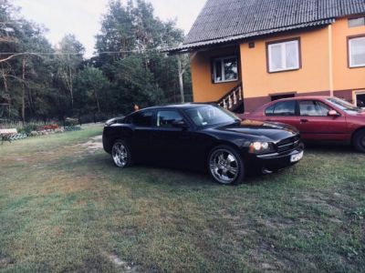 Samochód do ślubu - Gdańsk czarny Dodge Charger 2.7
