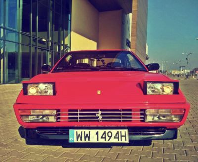 Samochód do ślubu - Bydgoszcz czerwony Ferrari Mondial TYLKO DO SESJI FOTO 