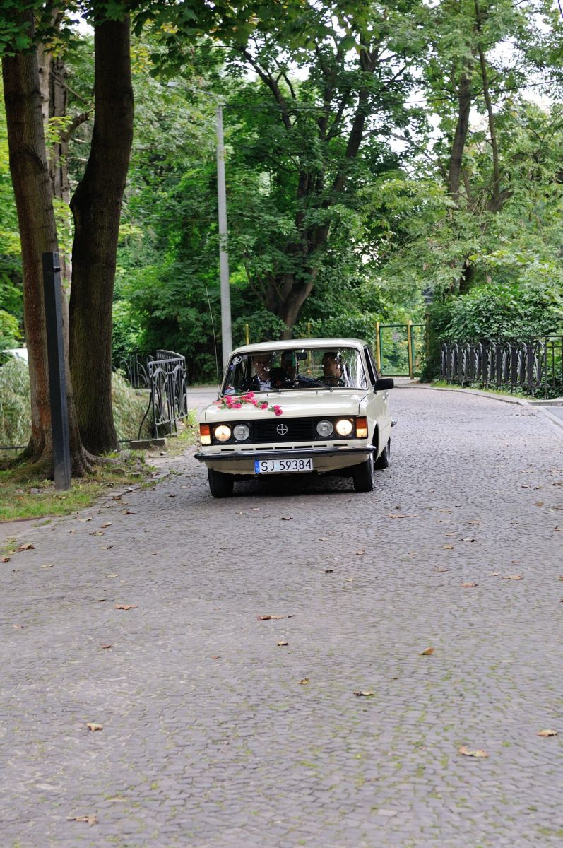 Fiat 125 Auto do ślubu, samochód do ślubu