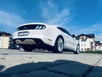 Samochód do ślubu - Tychy biały Ford Mustang GT 5000cm3