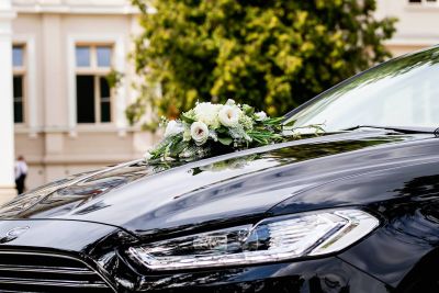 Samochód do ślubu - Kutno czarny Ford Mondeo 2,0