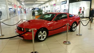 Samochód do ślubu - Jarosław czerwony Ford Mustang GT V8 4.6 