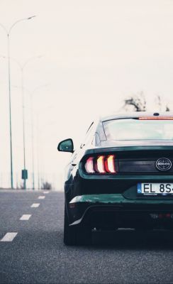 Samochód do ślubu - Pabianice zielony Ford Mustang 