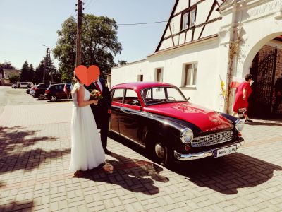 Samochód do ślubu - Ostrów Wielkopolski czerwony Inne Wartburg 311 1.0