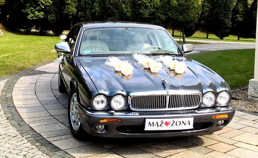 Samochód do ślubu - Oświęcim szary Jaguar XJ 
