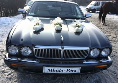 Samochód do ślubu - Oświęcim szary Jaguar XJ 