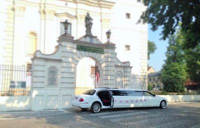 Samochód do ślubu - Łódź biały Jaguar S 