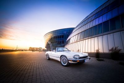Samochód do ślubu - Pruchnik biały Jaguar XJSC 4,0
