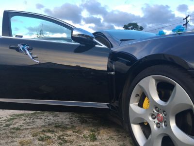 Samochód do ślubu - Kielce czarny Jaguar XF 3.0