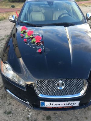 Samochód do ślubu - Kielce czarny Jaguar XF 3.0