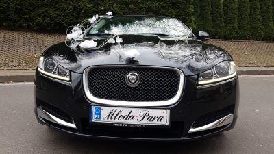 Samochód do ślubu - Gdańsk czarny Jaguar XF 