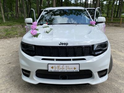 Samochód do ślubu - Skierniewice biały Jeep Jeep Grand Cherokee SRT  