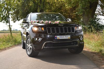Samochód do ślubu - Częstochowa czarny Jeep Grand Cherokee 