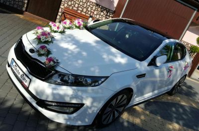 Samochód do ślubu - Czarny Dunajec biały Kia Optima 1,7 CDRI