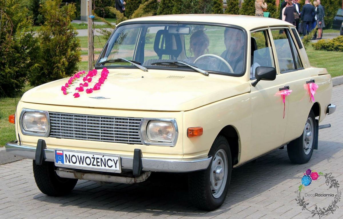 Samochód do ślubu - Płoszczyna biały Klasyk Warburg 353 
