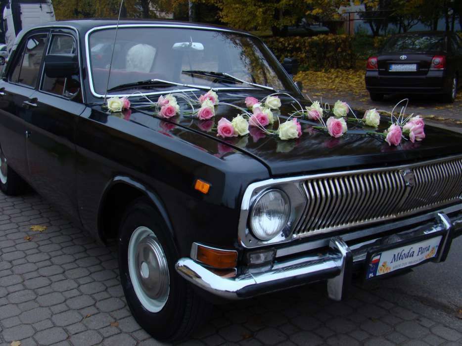 Samochód do ślubu - Wyszkow czarny Klasyk Wołga  2500