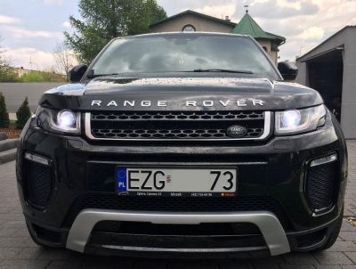 Samochód do ślubu - Zgierz czarny Land Rover Range Rover Evoque 2,0