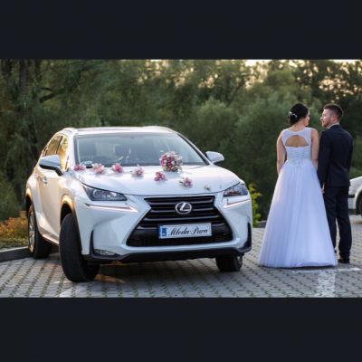 Samochód do ślubu - Bochnia biały Lexus NX 200T 