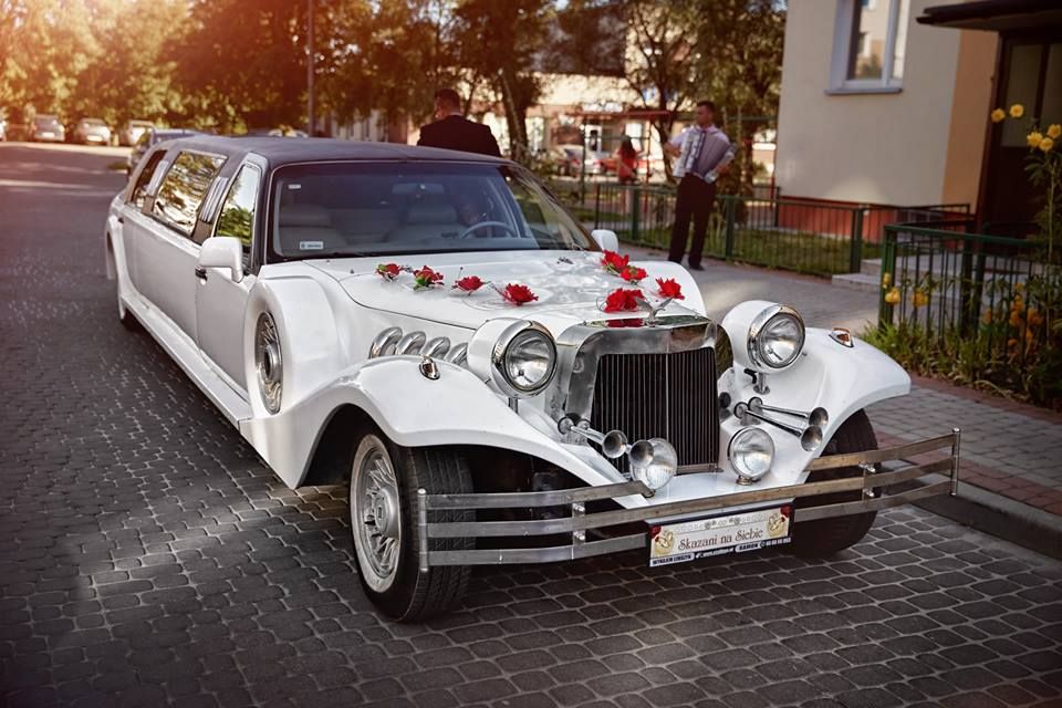 Samochód do ślubu - Białystok biały Lincoln Excalibur 4600