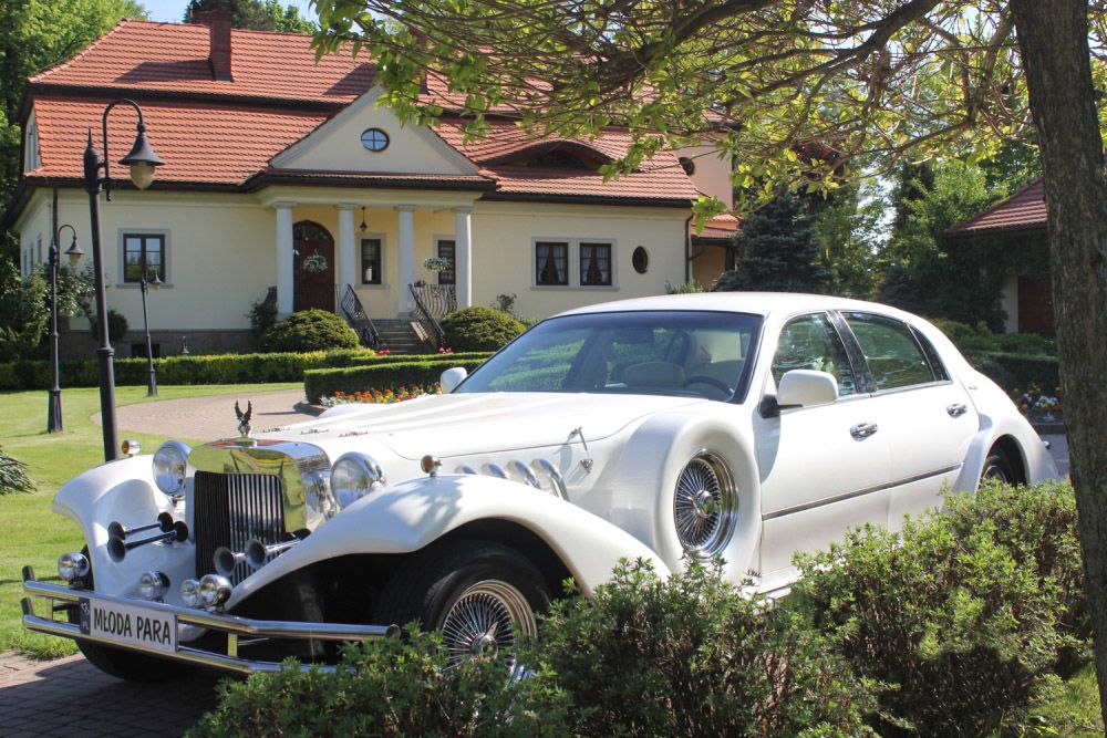 Samochód do ślubu - Wieliczka biały Lincoln Excalibur 