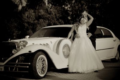 Samochód do ślubu - Wadowice biały Lincoln Excalibur 4.6