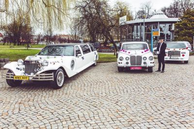 Samochód do ślubu - Białystok biały Lincoln Excalibur 4600